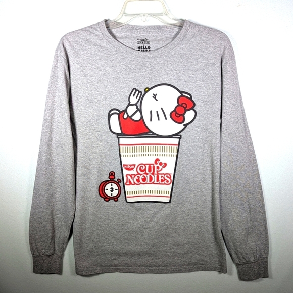 Hello Kitty Tops - Hello Kitty Cup Noodles T-Shirt S